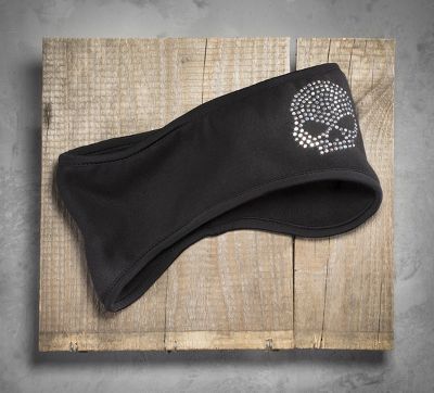 Bling Skull Fleece Earwarmer