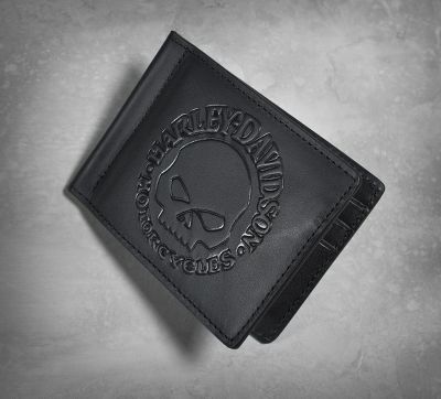 Skull Cash Clip Wallet