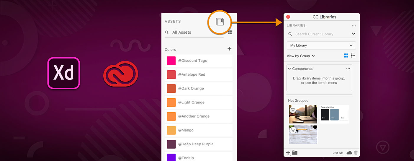 Creative cloud libraries