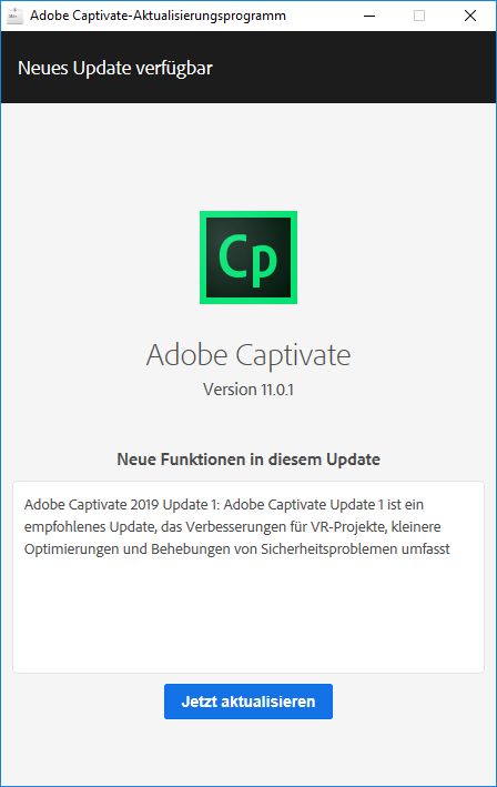 Adobe Captivate Updater