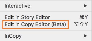 לחץ באמצעות לחצן העכבר הימני בעורך הטקסט
