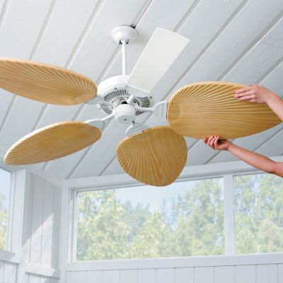  Palm-Leaf Ceiling Fan Blades