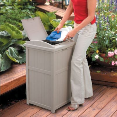 Deck Trash Receptacle