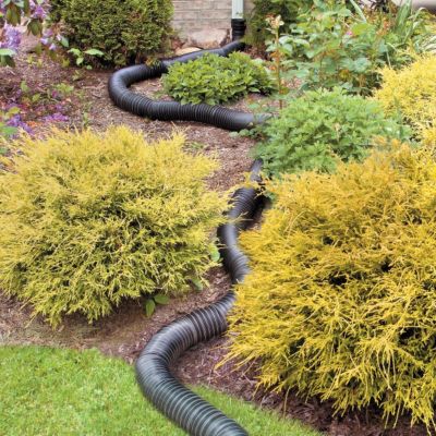 Flex-Drain Downspout Gutter Extension