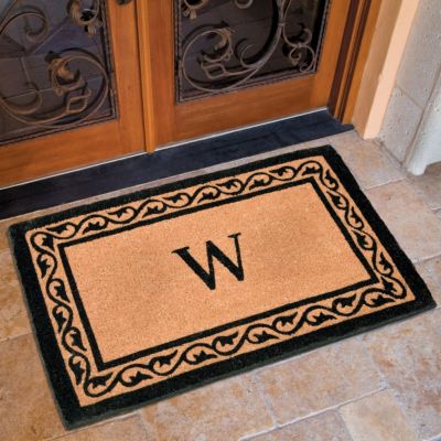 Monogrammed Coir Mats