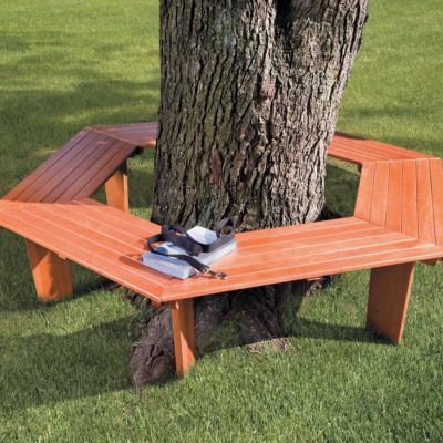 Tree Bench Eucalyptus Patio Furniture