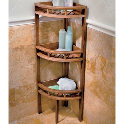 Teak Corner Stand