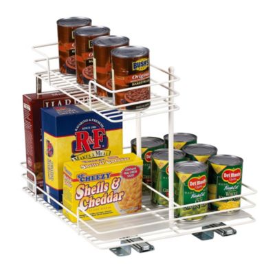 White Pull Out Kitchen Pantry Organizer