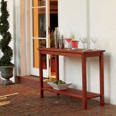 Console Table Eucalyptus Patio Furniture