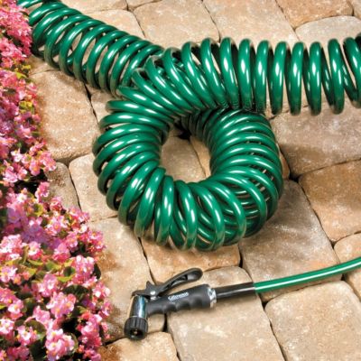 Coiled Garden Hoses