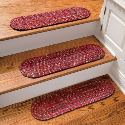 Chenille Tweed Outdoor Rubber Stair Treads