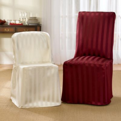 Tonal Stripe Indoor Tie Chair Cushionss
