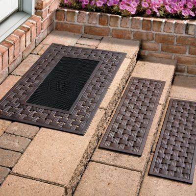 Weave Frame Doormat & Outdoor Rubber Stair Treads