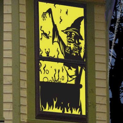 Witch's Brew Halloween Window Posters