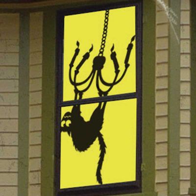 Hanging Halloween Window Poster