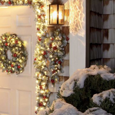 Frosted White Light Garland