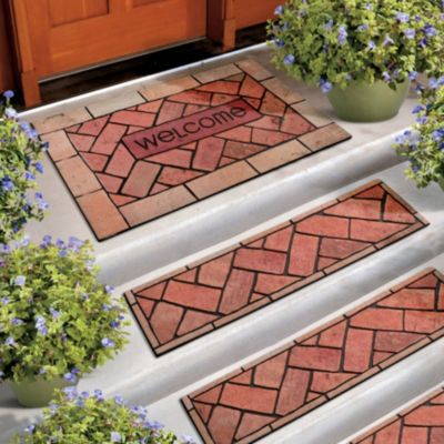 Bricks Outdoor Rubber Stair Treads