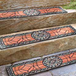 Gothic Iron Outdoor Rubber Stair Treads