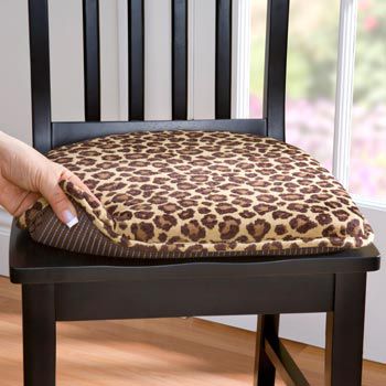 Animal Print Chair Pad - Kitchen