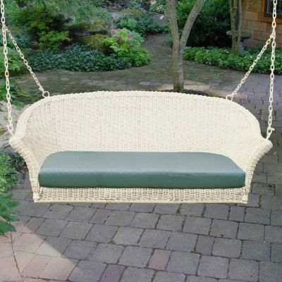 Naples Resin Wicker Porch Swing