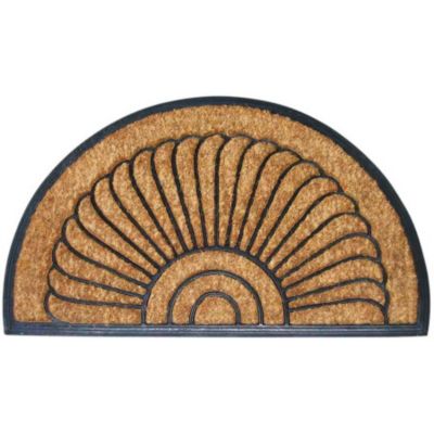Half Round Shell Coir Mat