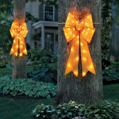 Lighted Yellow Ribbon
