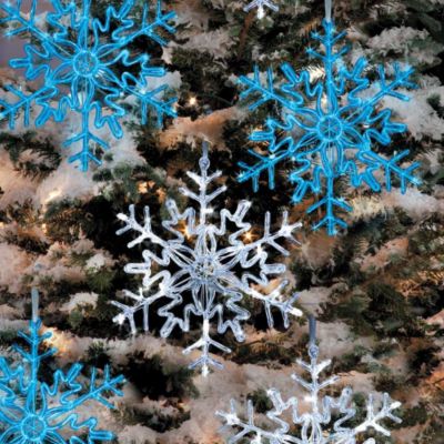 Battery Operated LED Snowflake