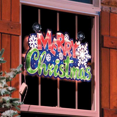 Lighted Merry Christmas Sign