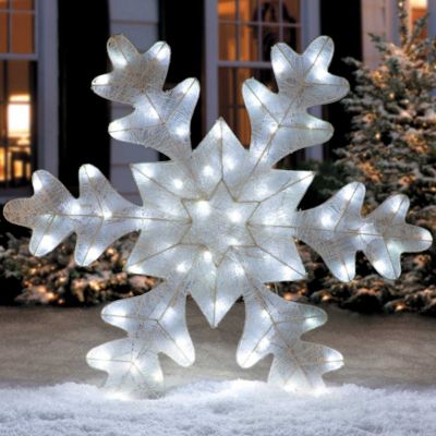 Lighted Snowflakes