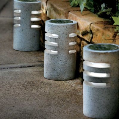 Faux Stone Solar Lights
