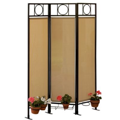 Ebony Frame Outdoor Privacy Screen
