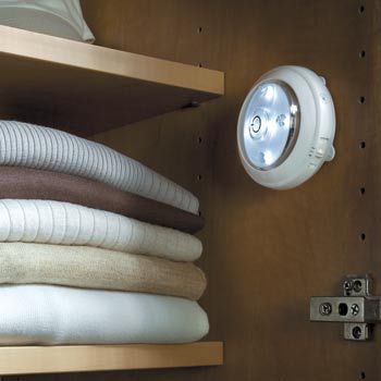 LED Puck Battery Operated Closet Light