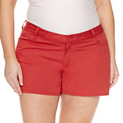 Midi Shorts Red Shorts for Women - JCPenney