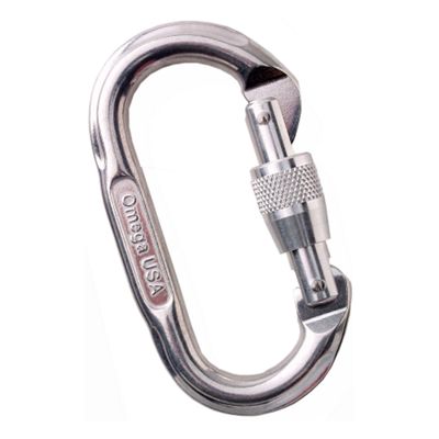 Omega Pacific ISO Cold Standard Oval Locking Carabiner Moosejaw