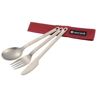 Snow Peak Titanium Cutlery Set Moosejaw