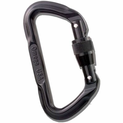 Omega Pacific Lite D ScrewLock Carabiner Moosejaw
