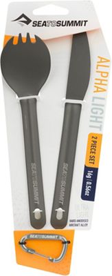 Sea to Summit Alpha Light Spork/Knife Set Moosejaw