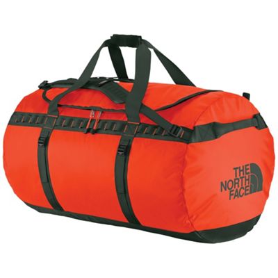 north face duffel orange