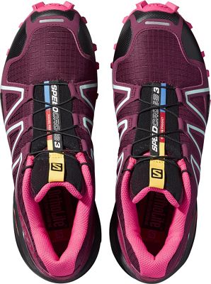 salomon pink shoes