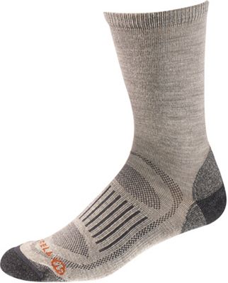 Merrell Men's Courant Solid Hiking Lightweight Crew Sock Moosejaw
