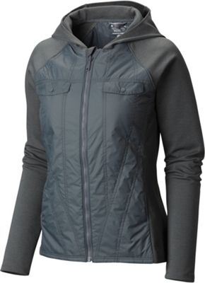 Mountain Hardwear Women's Trekkin Insulated Hybrid Hoody Moosejaw