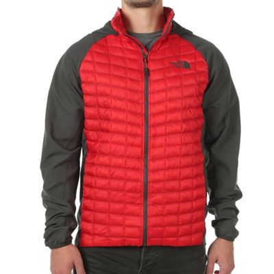 the north face thermoball hoodie red