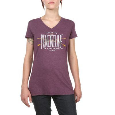 Moosejaw Women's I Will Survive Vintage Slim V Neck SS Tee at