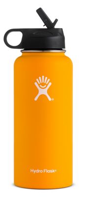 Hydro Flask 32oz Wide Mouth Insulated Bottle with Straw Lid at