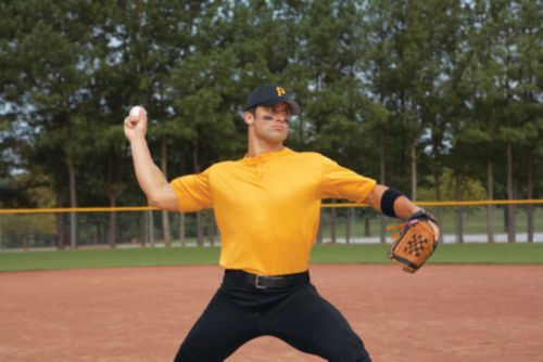 Augusta Poly Mesh Button Front Baseball Shirt