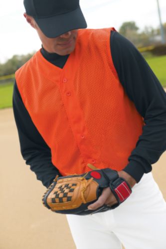 Augusta Pro-Mesh Sleeveless Button-Front Vest