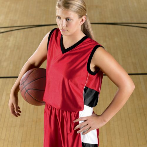 Augusta Ladies Tri-Color Dazzle Game Jersey