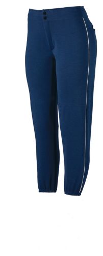 Augusta Ladies Low-Rise Softball Pant with Piping 