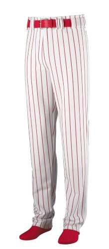 Augusta Striped Open-Bottom Baseball Pant - Adult 