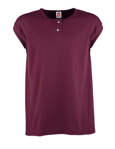 Bomark Sleeveless Two-Button Jersey